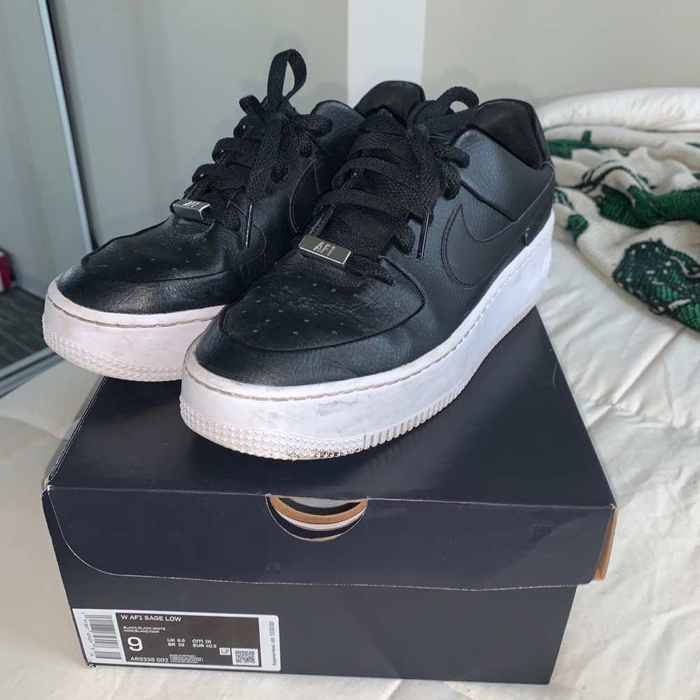 Nike Air Force 1 Sage Low Black